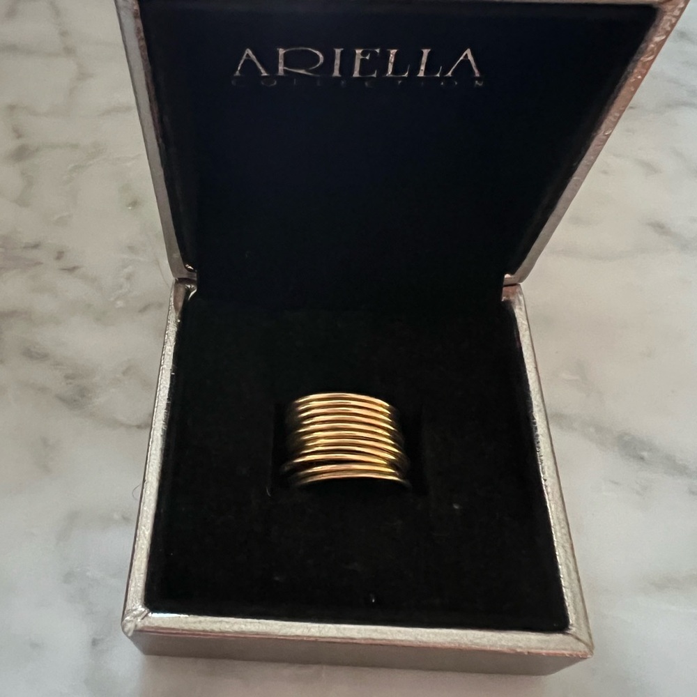 Stacked Gold Ring - image 1
